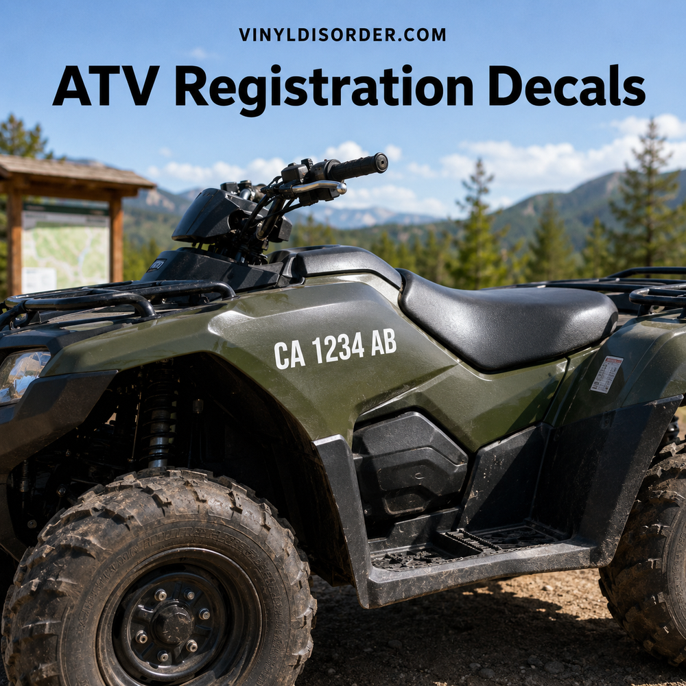 ATV Registration Decals