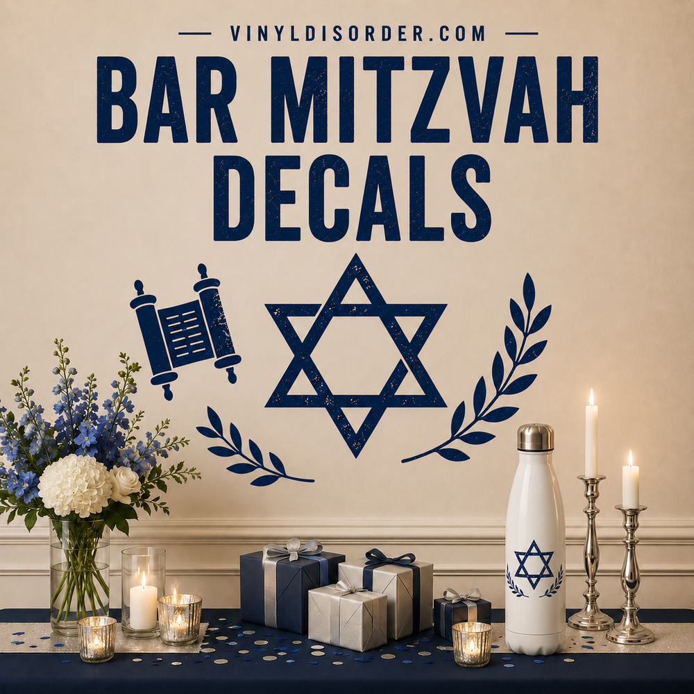 Bar Mitzvah Decals