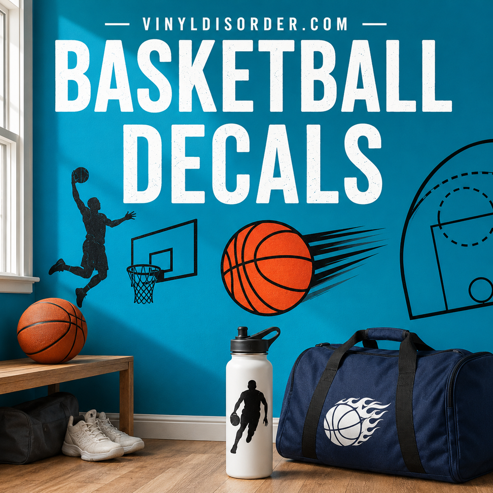 Basketball Wall and Outdoor Decals