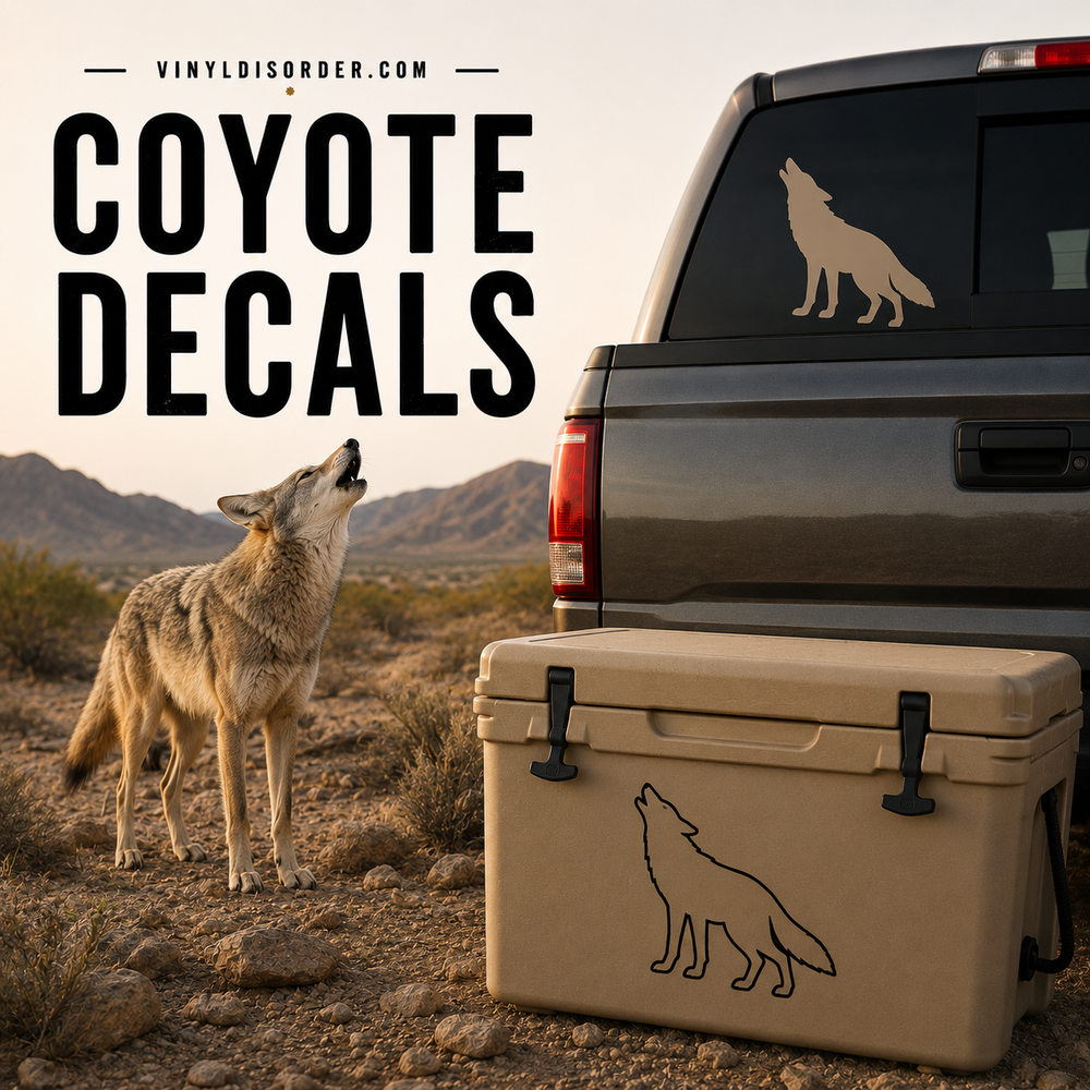 Coyote Decals
