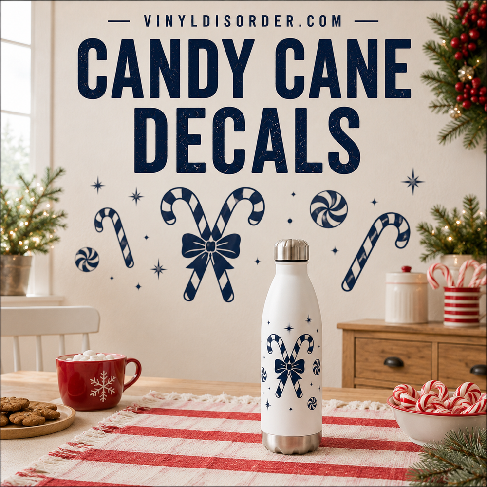Candy Cane Decals