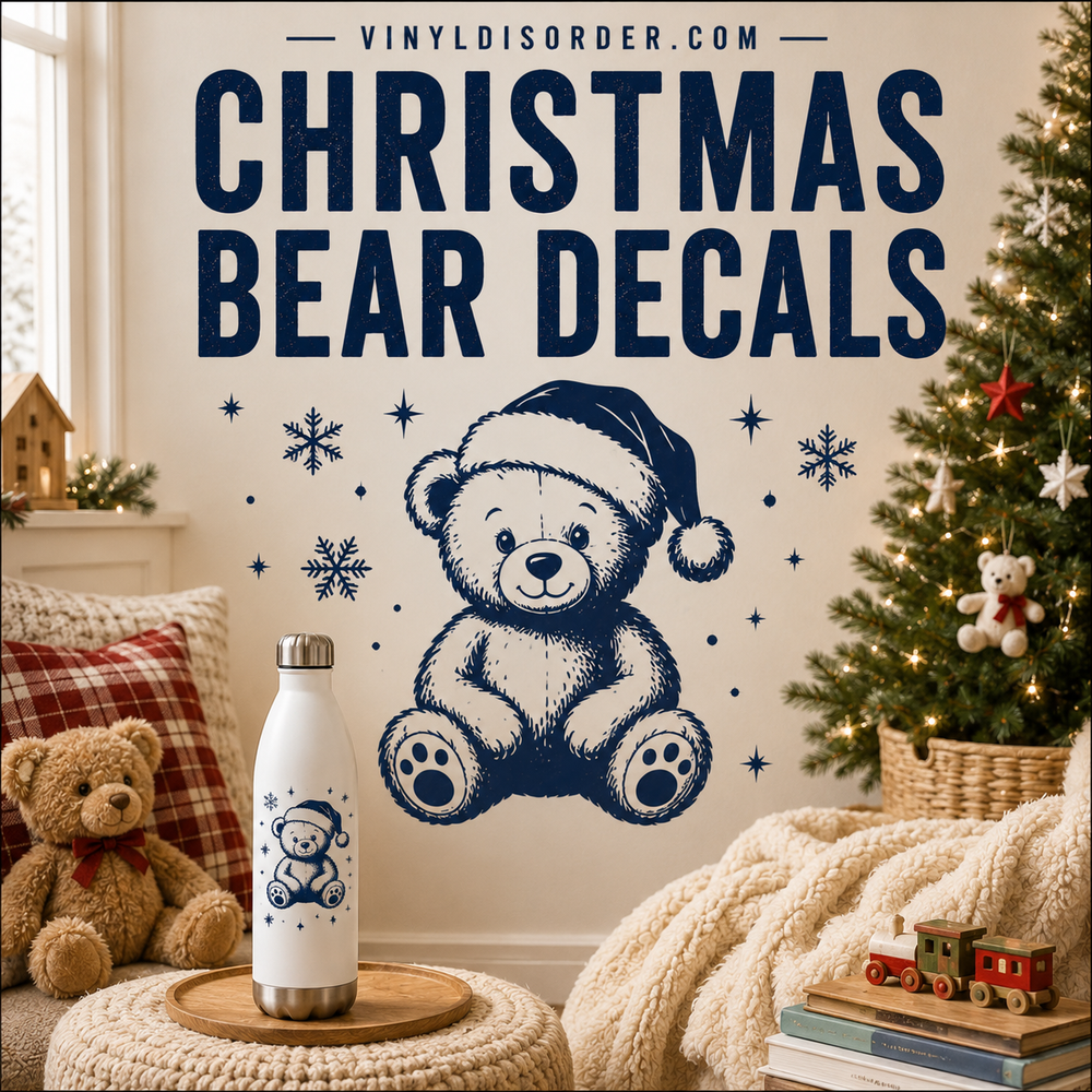 Christmas Bear Decals