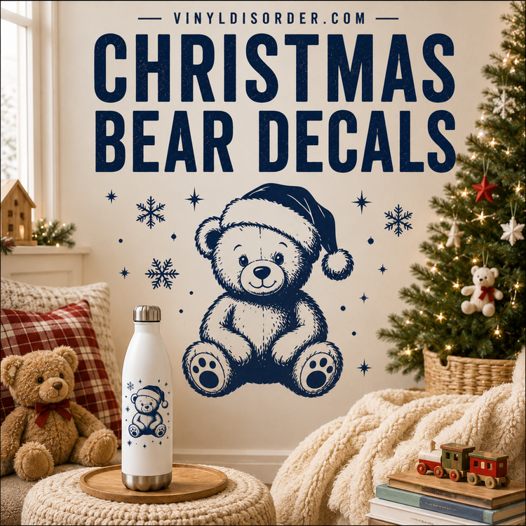 Christmas Bear Decals