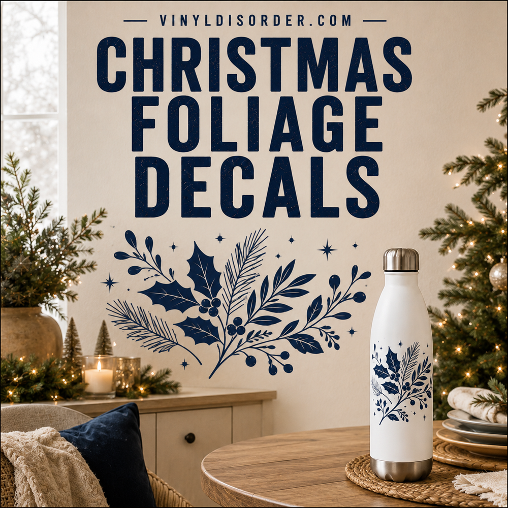 Christmas Foliage Decals
