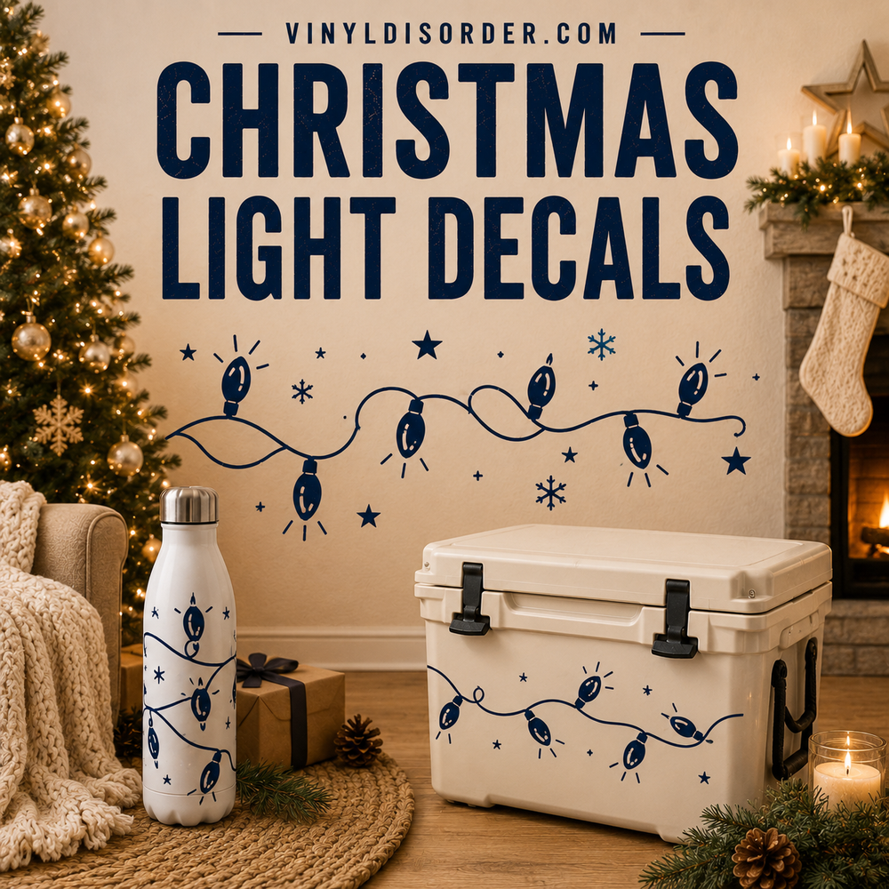 Christmas Light Decals