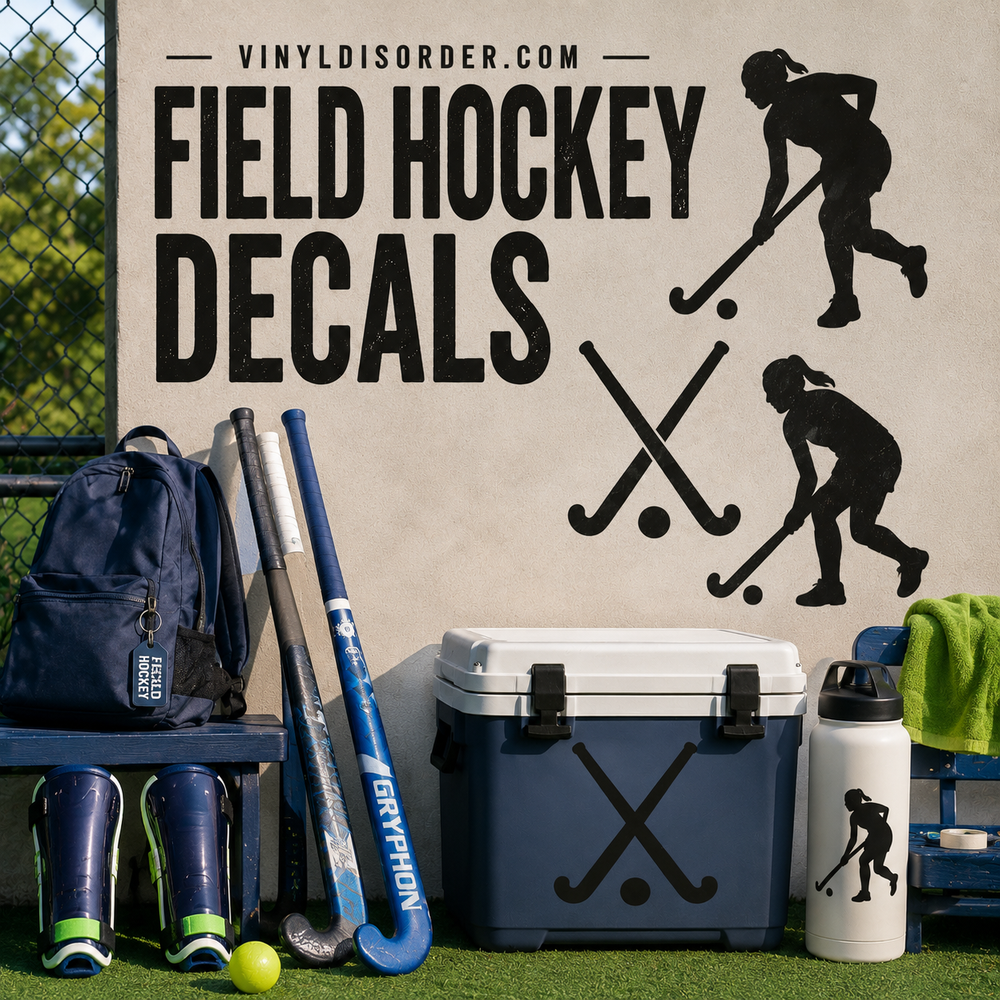 Field Hockey Decals