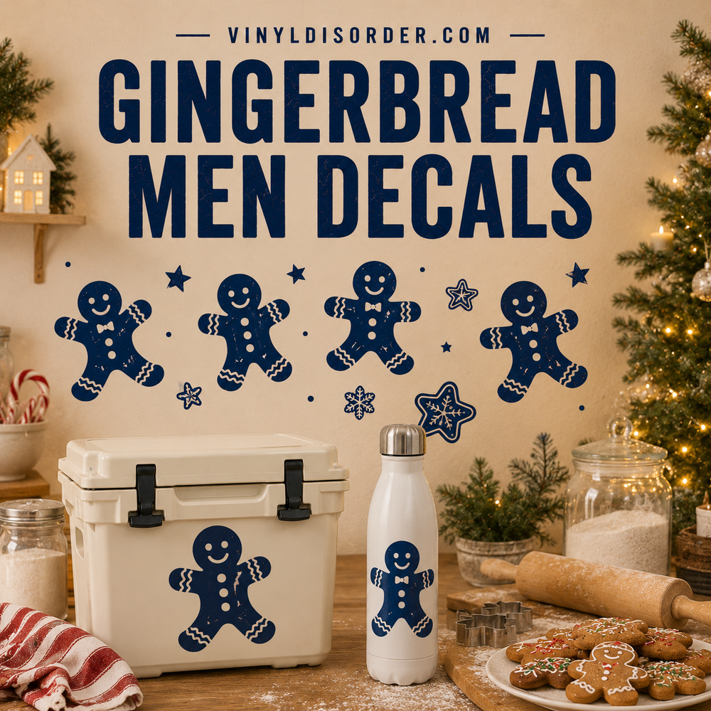 Gingerbread Men Decals