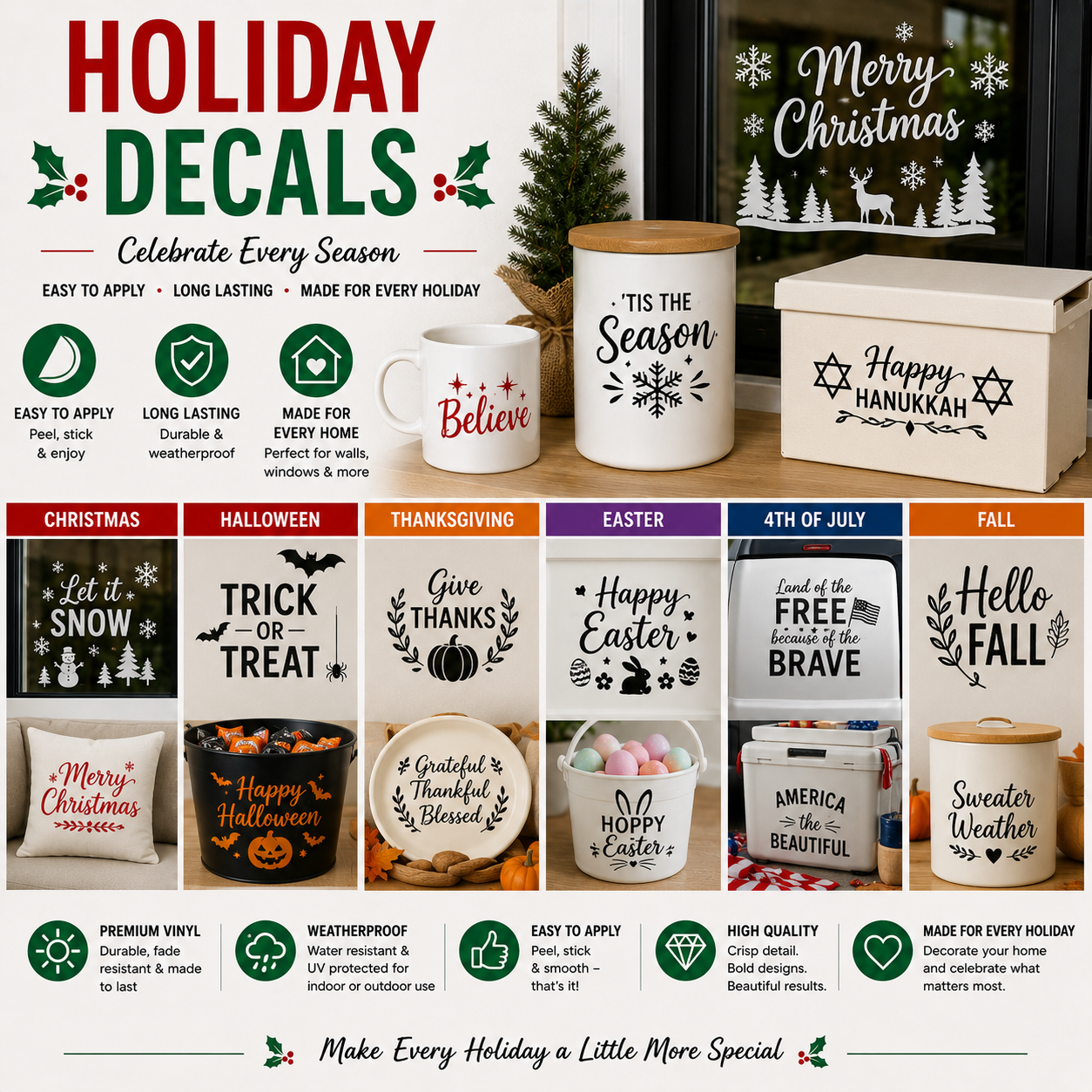 Holiday Decals