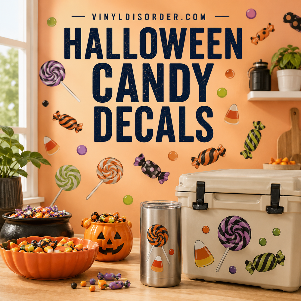 Halloween Candy Decals