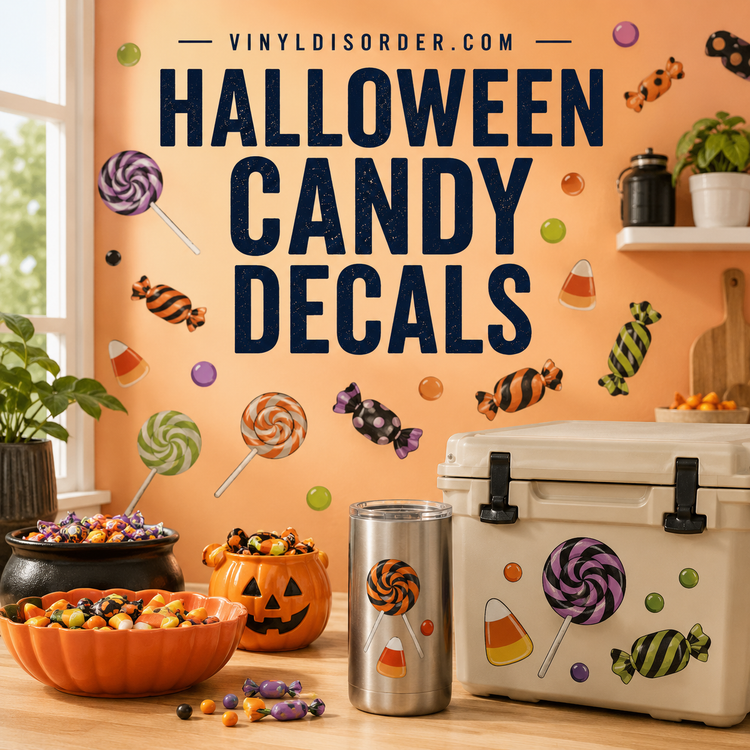Halloween Candy Decals