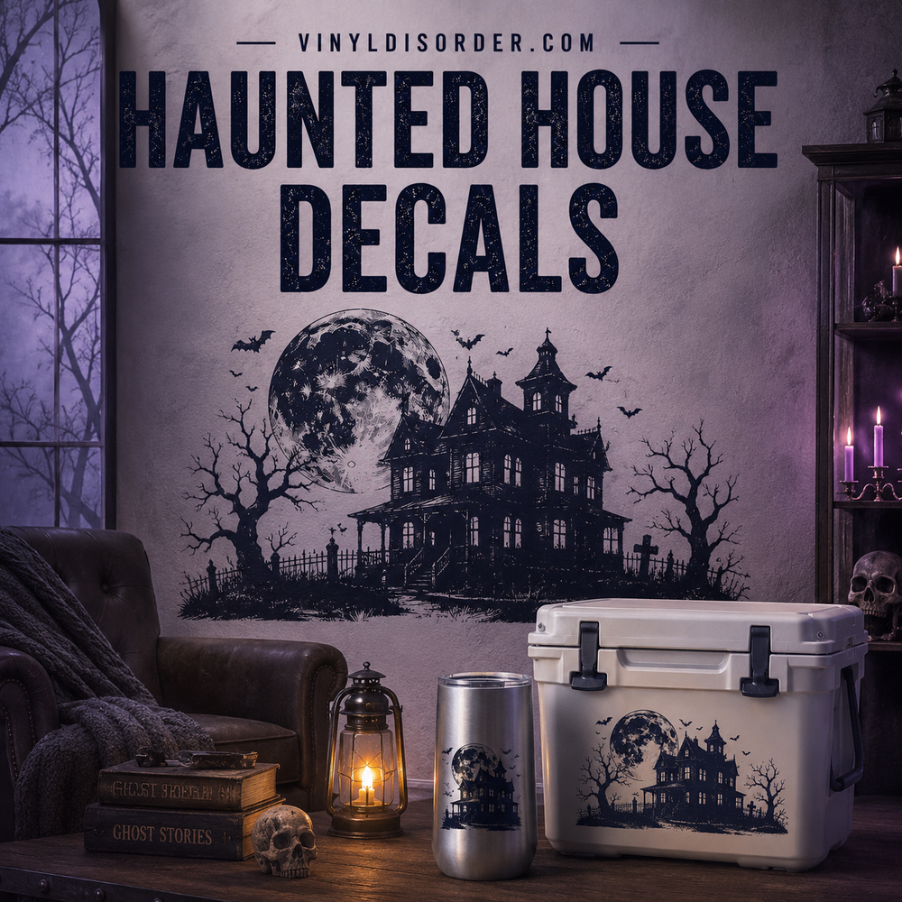 Haunted House Decals