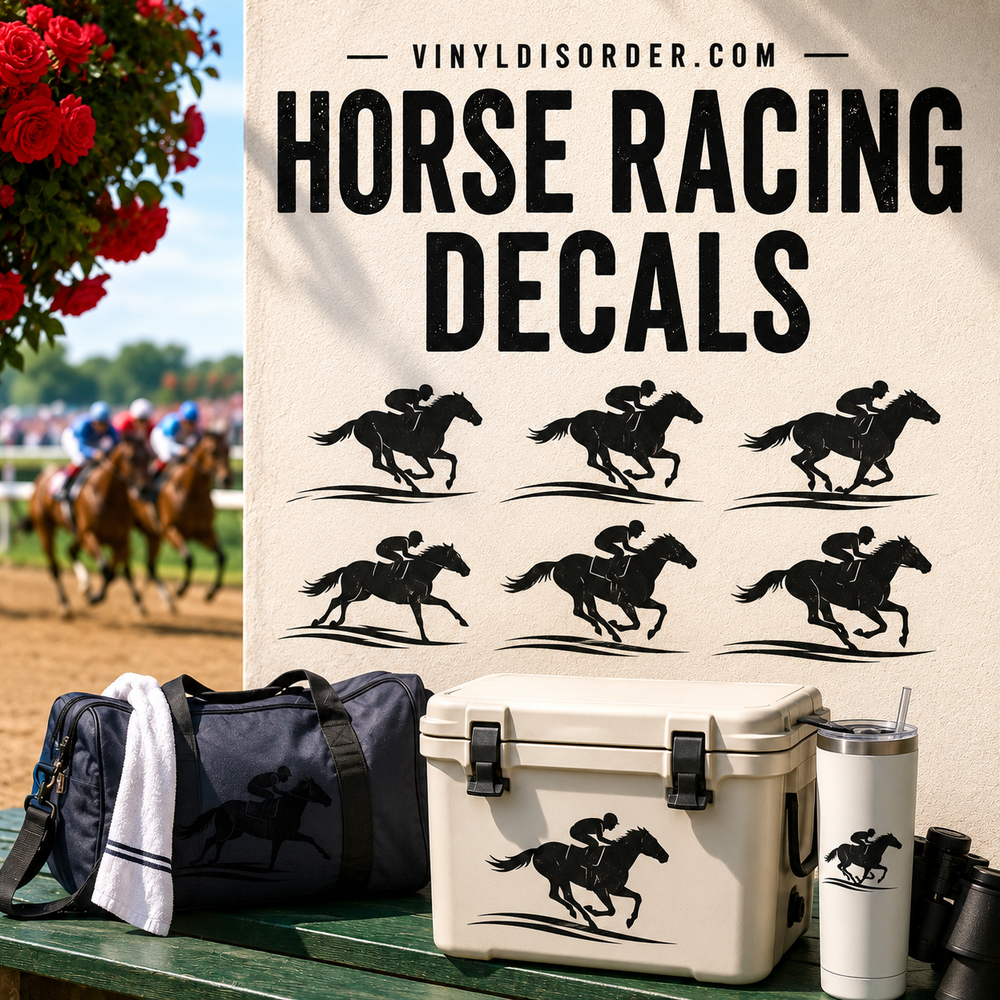 Horse Racing Decals