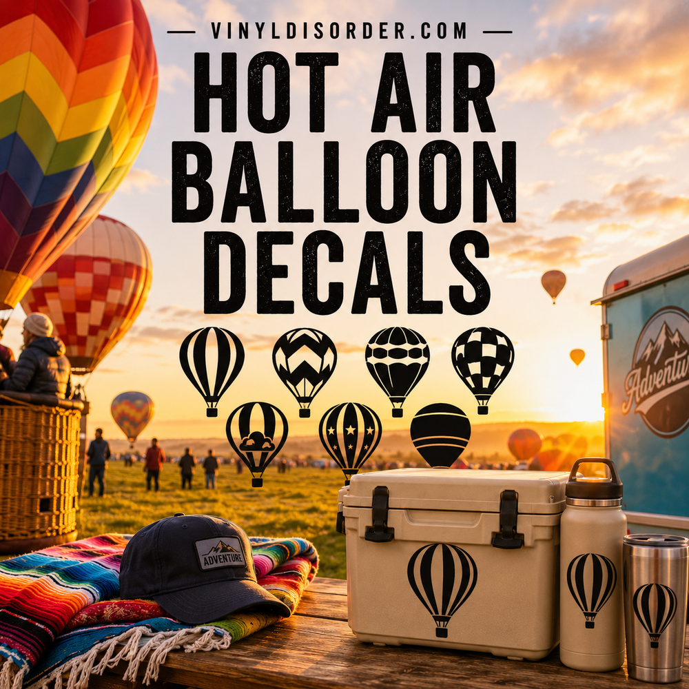 Hot Air Balloon Decals