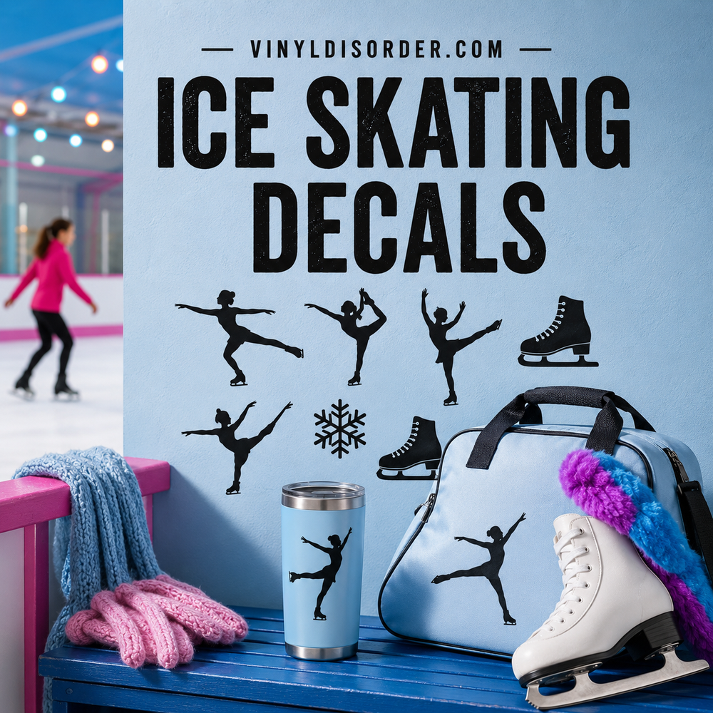 Ice Skating Decals