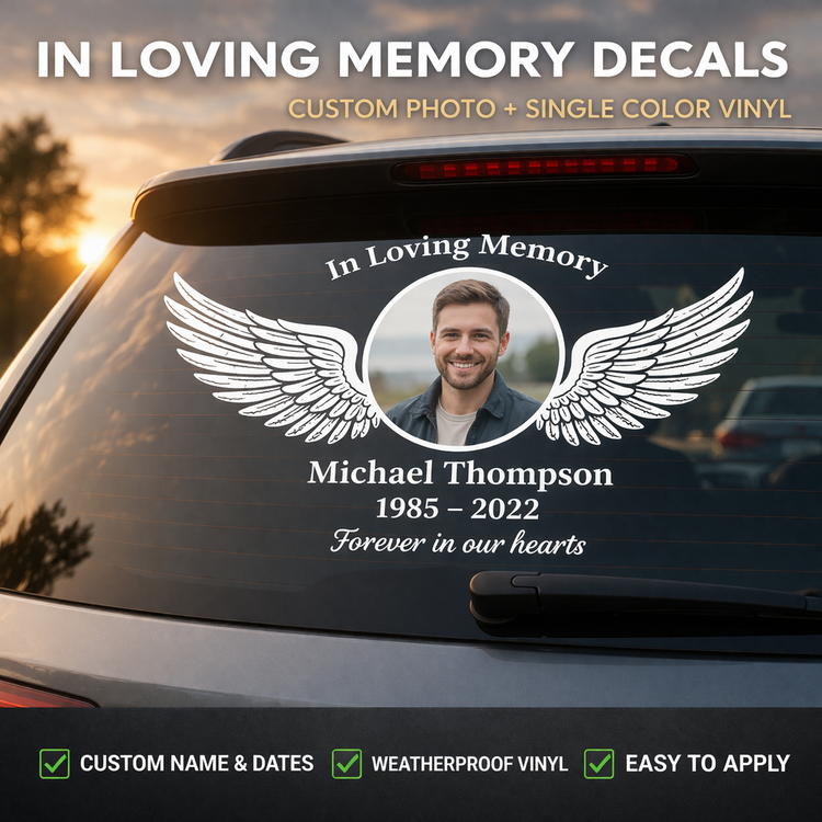 In Loving Memory Decals
