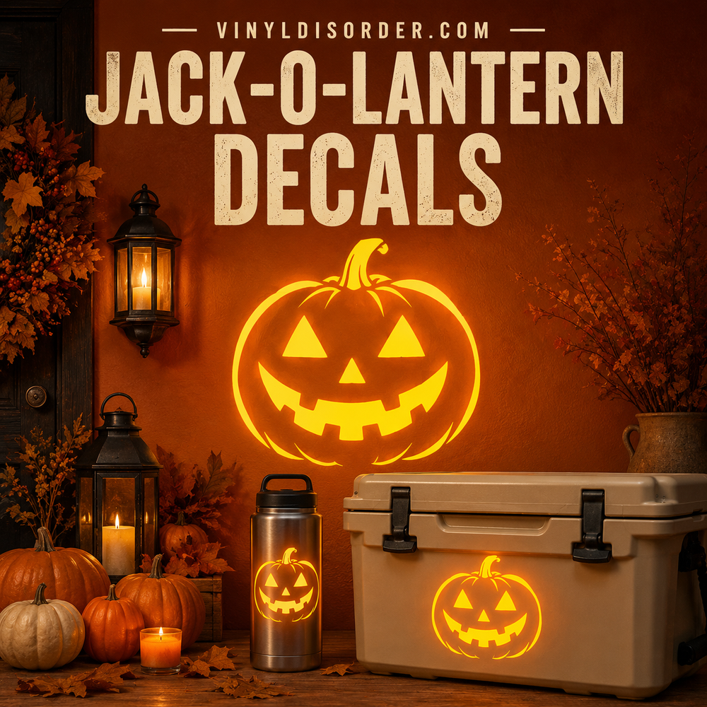 Jack-O-Lantern Decals