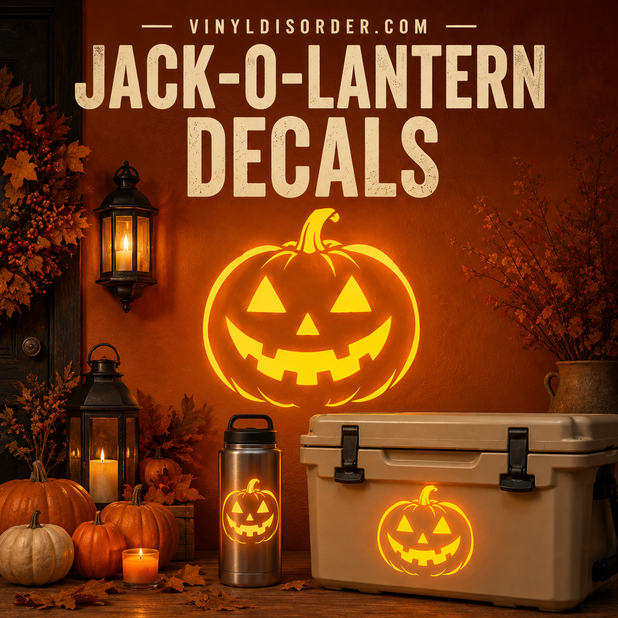 Jack-O-Lantern Decals
