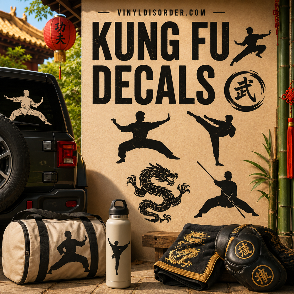 Kung Fu Decals