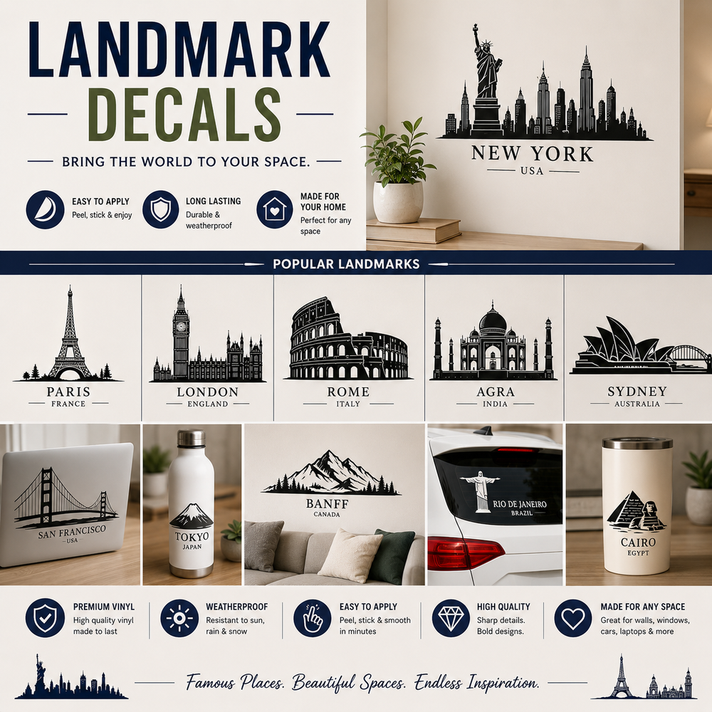 Landmark Decals