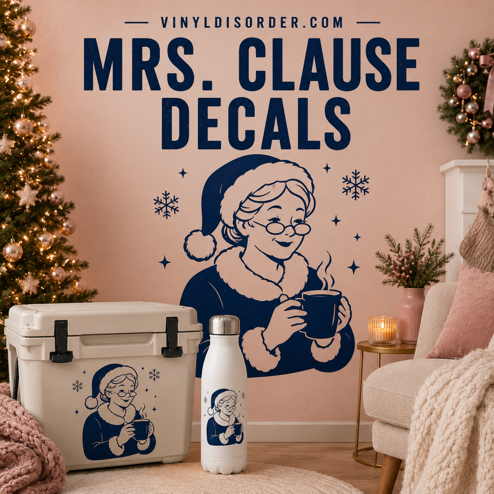 Mrs. Clause Decals