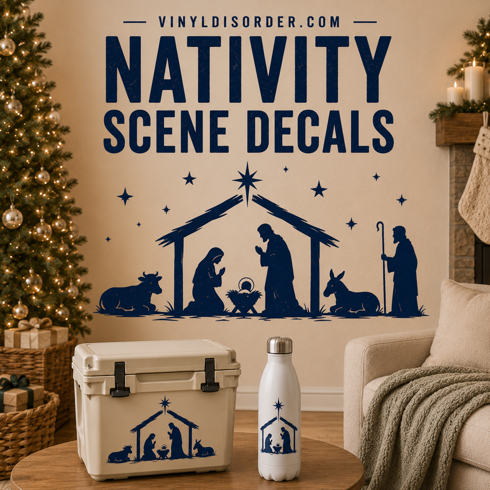 Nativity Scene Decals