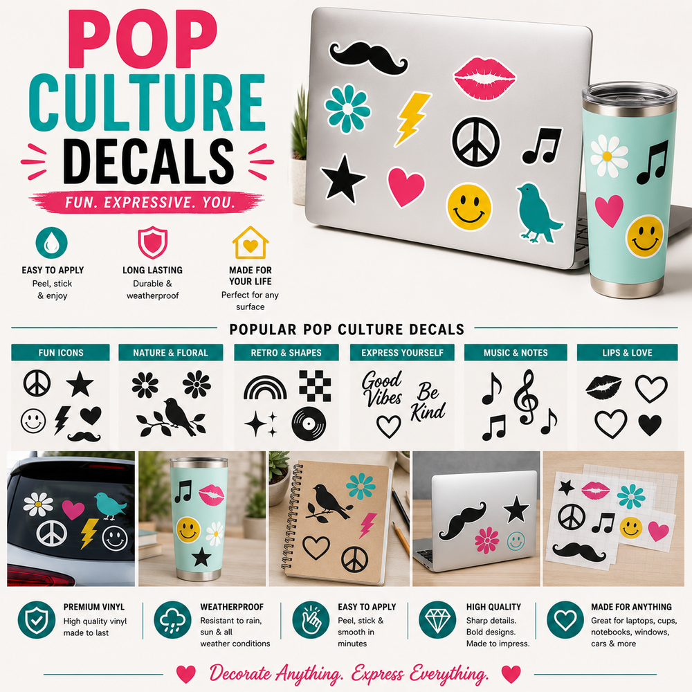 Pop Culture Decals