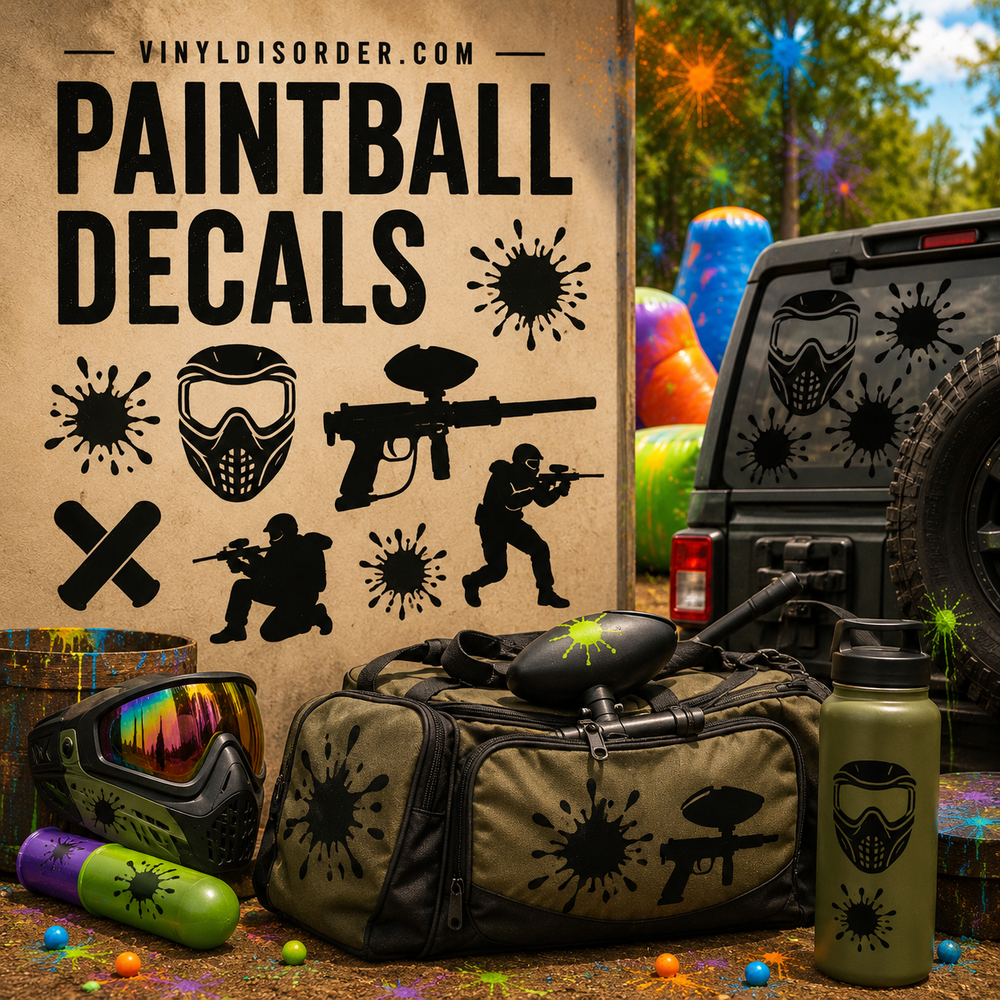 Paintball Decals