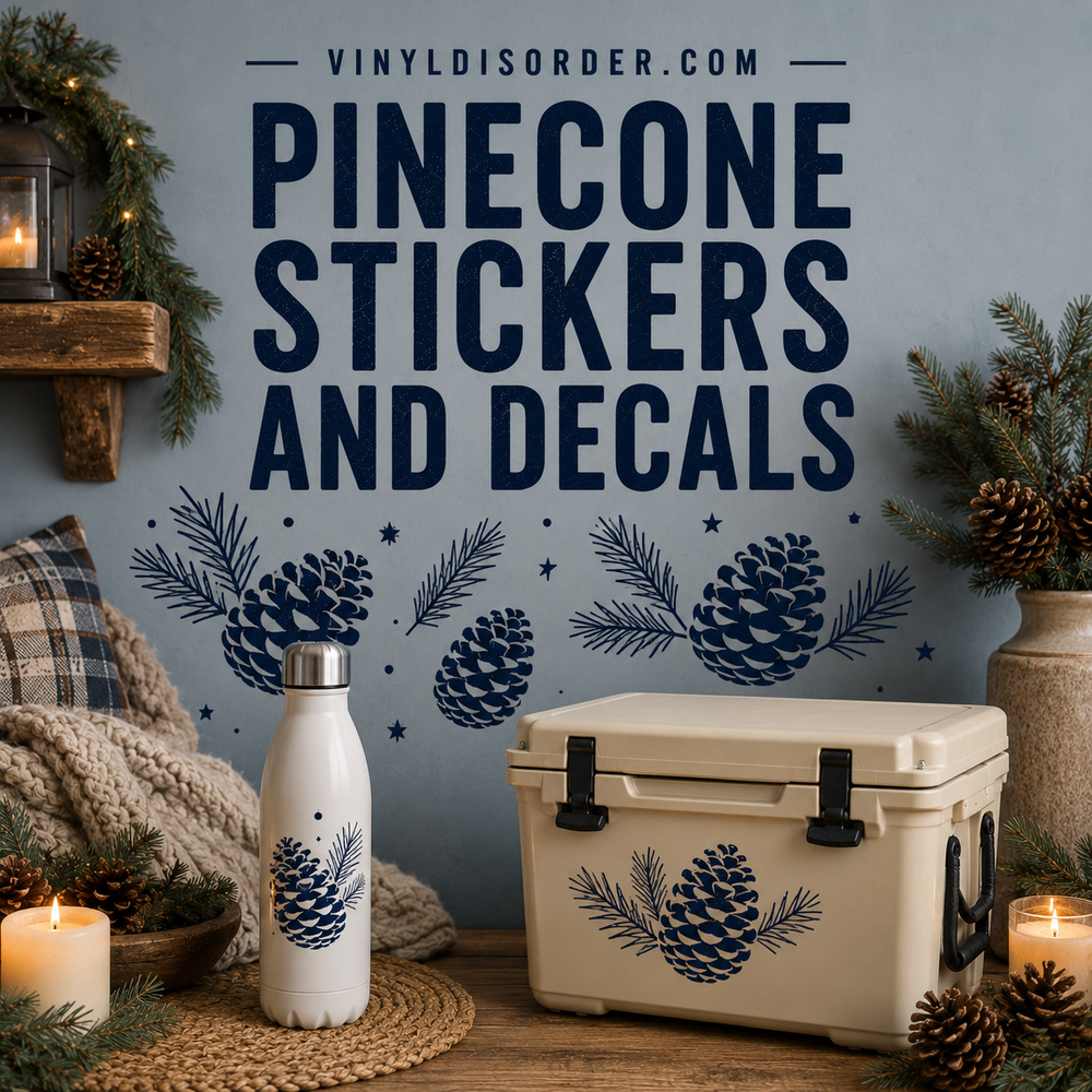 Pinecone Stickers and Decals