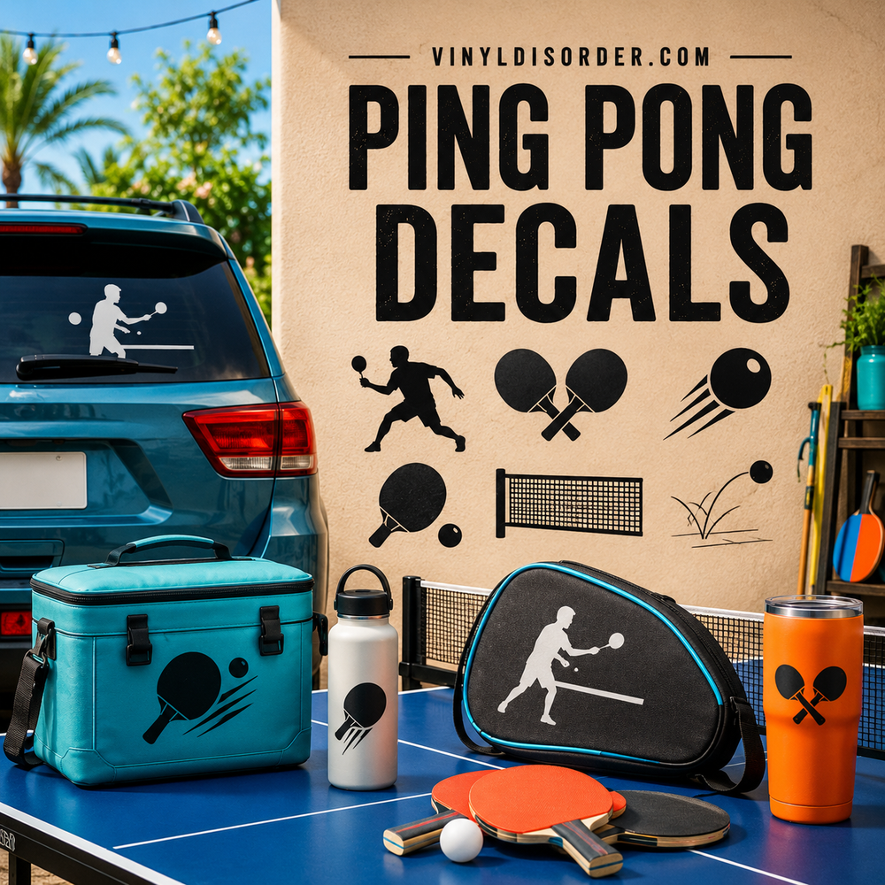 Ping Pong Decals