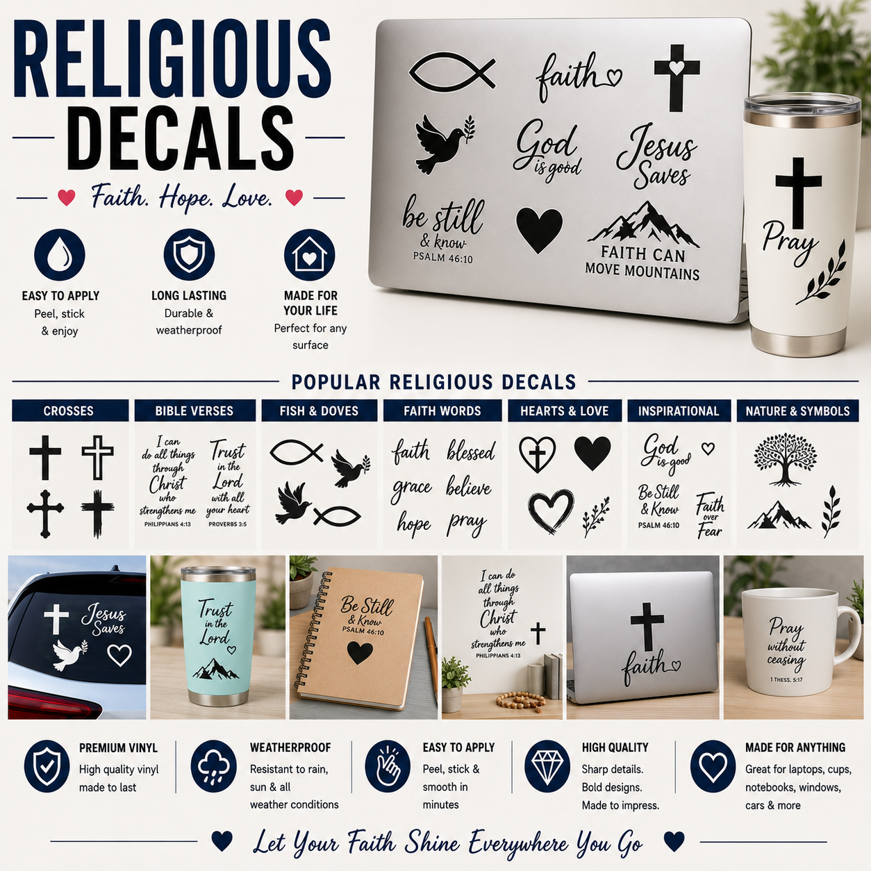 Religious Decals