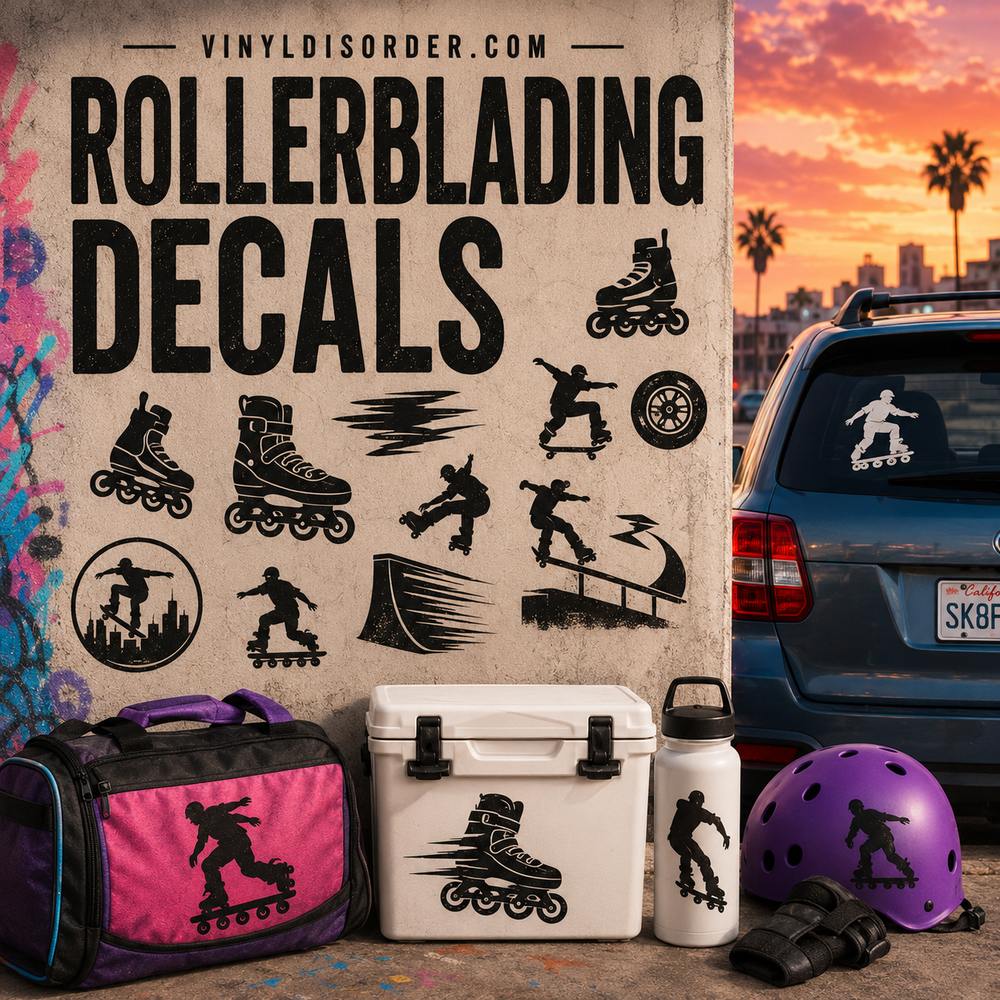 Rollerblading Decals