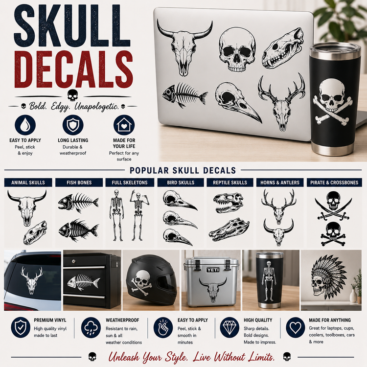 Skull Decals