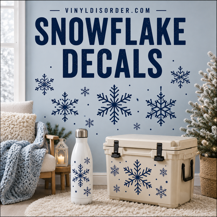Snowflake Decals