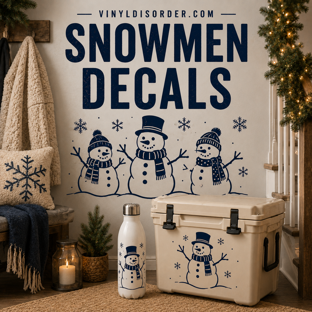 Snowmen Decals
