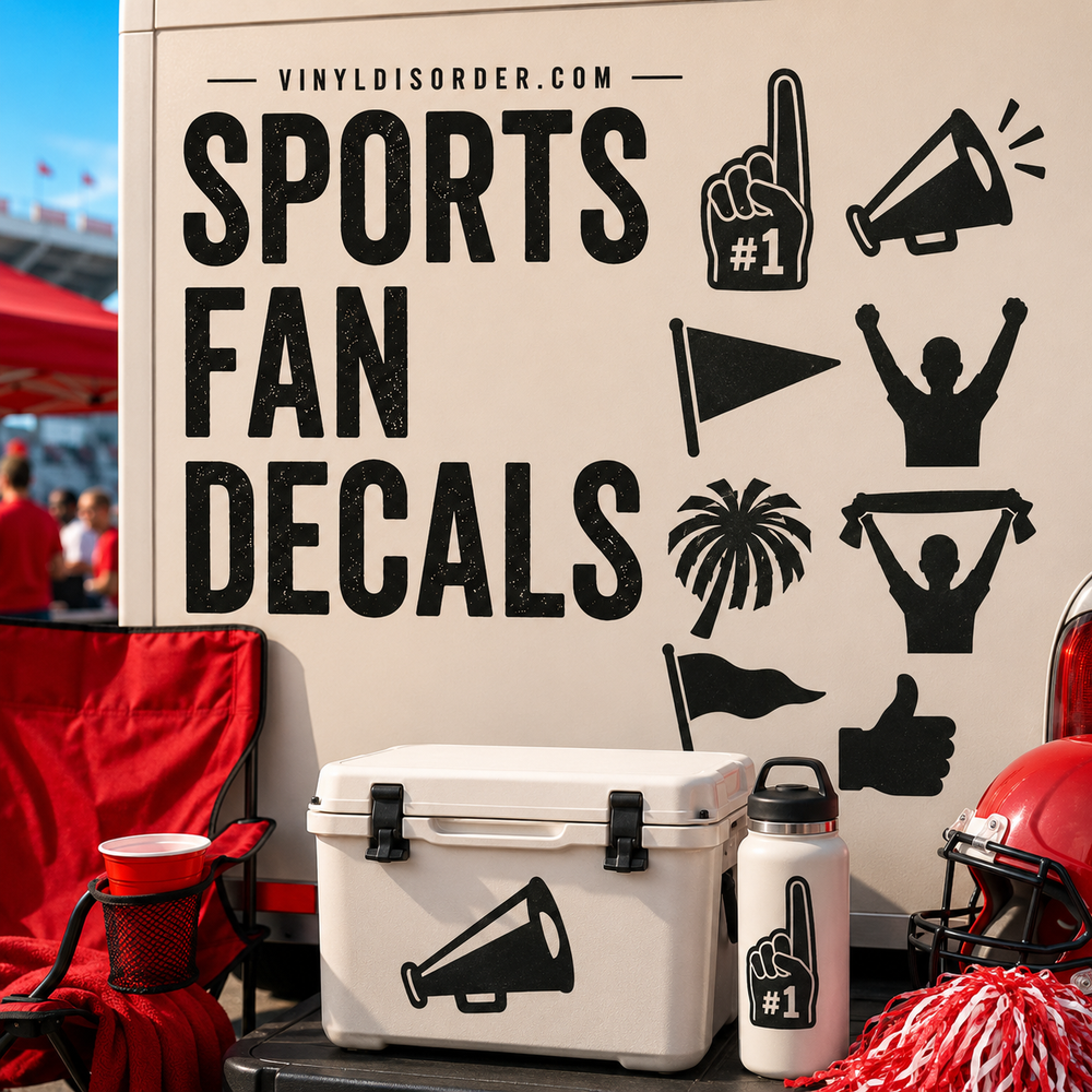 Sports Fan Decals