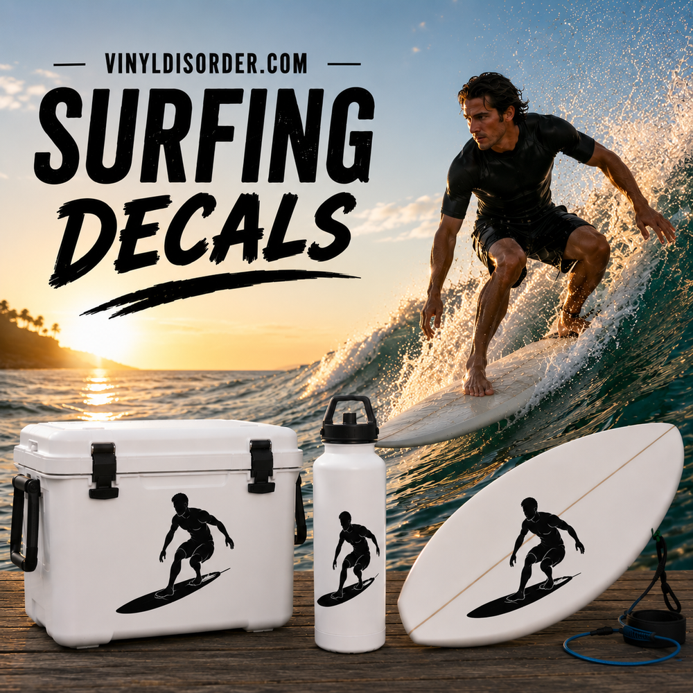 Surfing Decals
