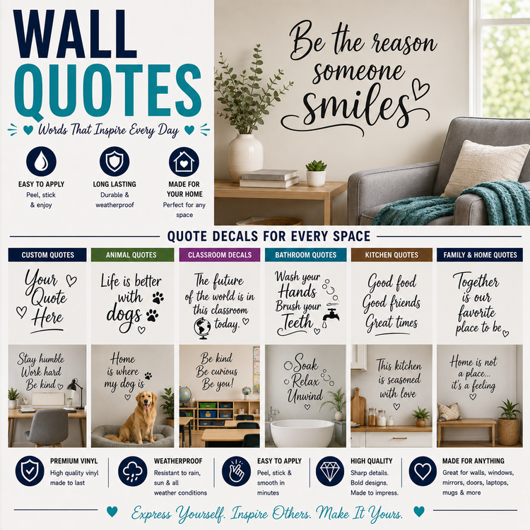 Wall Quote Decals