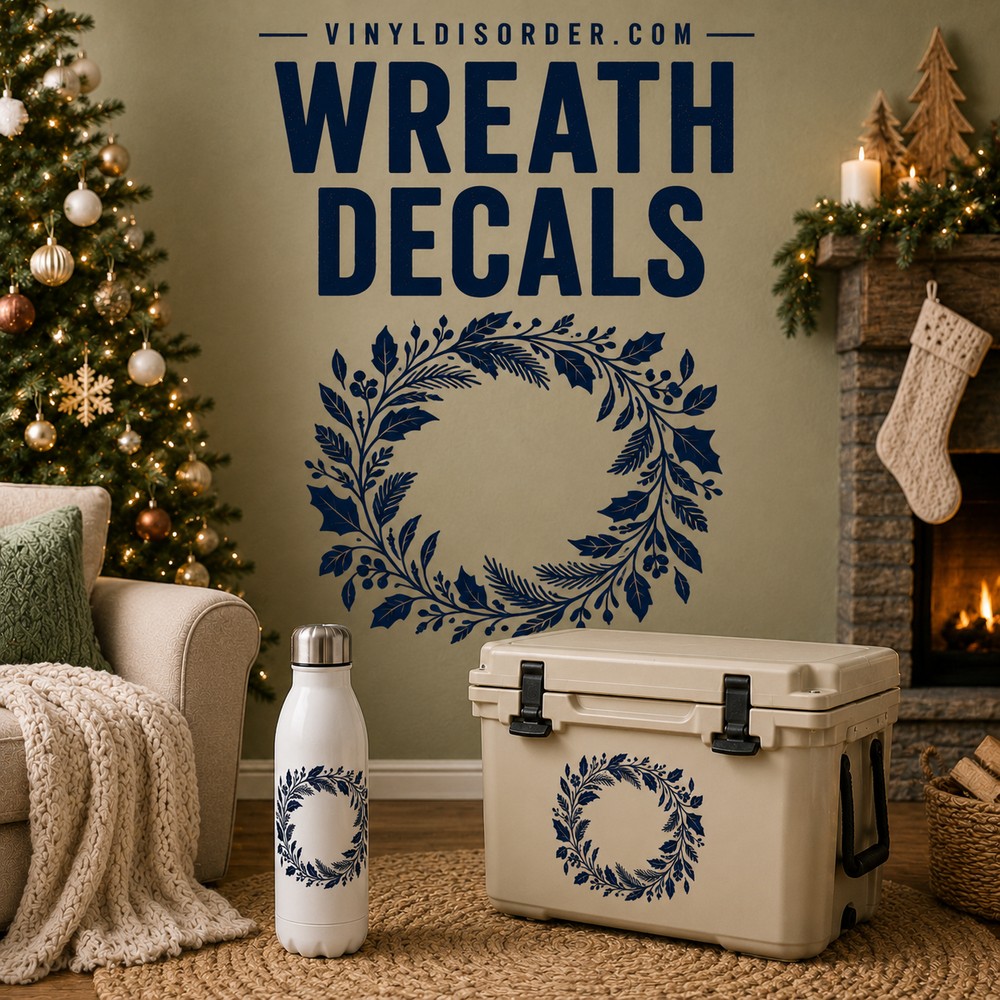 Wreath Decals