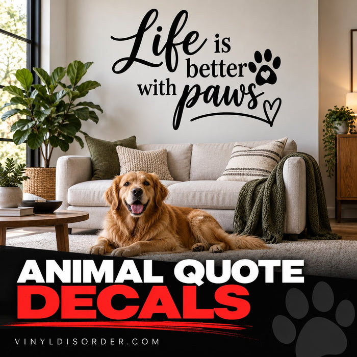 Animal Quote Decals