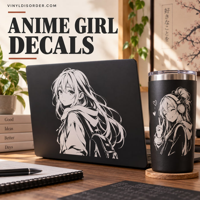 Anime Girl Decals