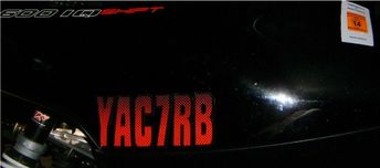 ATV Registration Decals