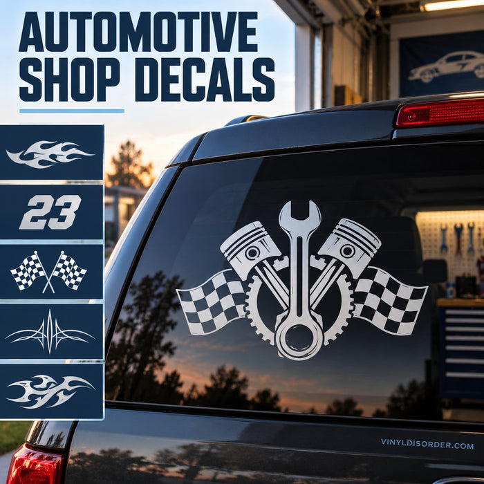 Automotive Shop Decals