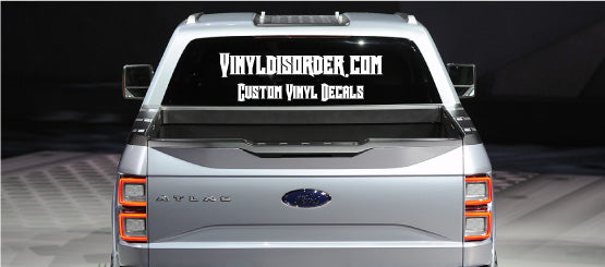 Business Lettering Decals