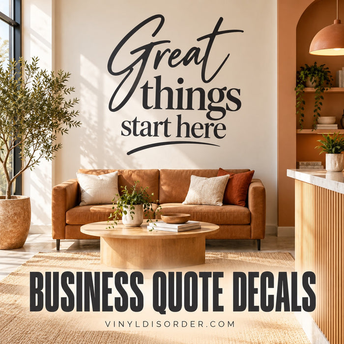 Business Quote Decals
