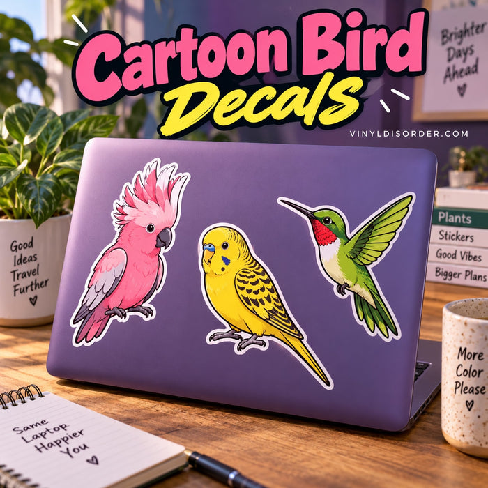 Cartoon Bird Decals