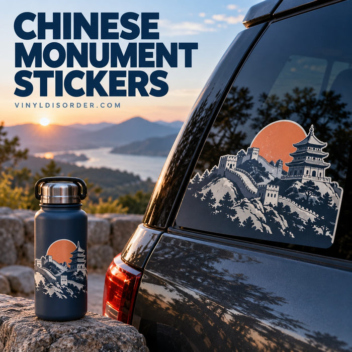 Chinese Monument Stickers