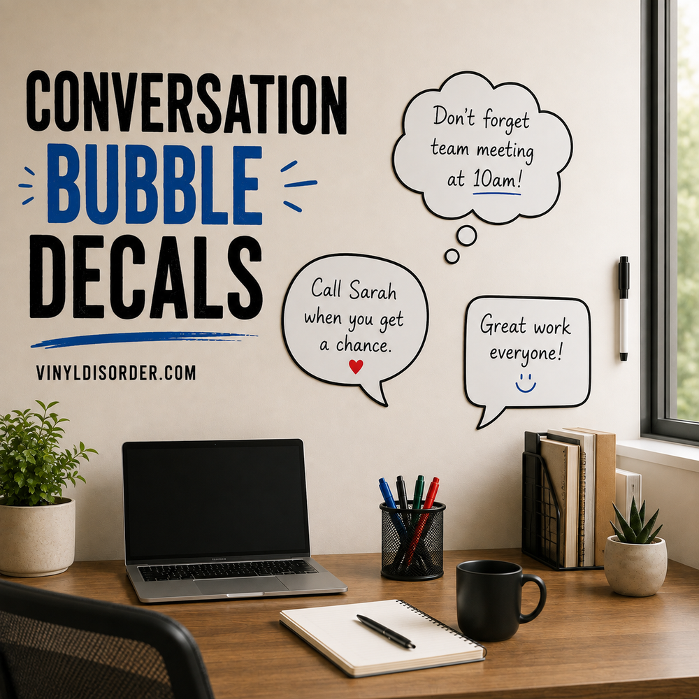 Conversation Bubble Decals