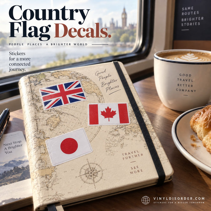 Country Flag Decals