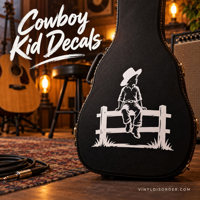 Cowboy Kid Decals