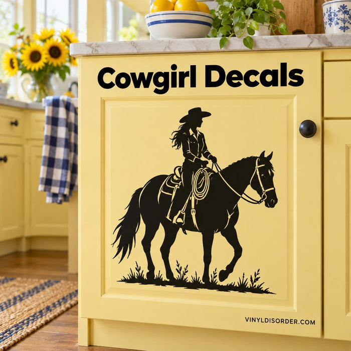 Cowgirl Decals